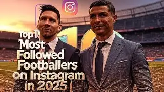 Top 10 Most Followed Footballers on Instagram in 2025! ⚽📱