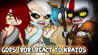 Реакция богов (ROR) на Кратоса || GOW // Реакция Gacha