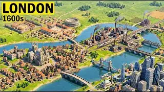 Entire History of London Recreated by AI | From Roman Ruins to Modern Metropolis