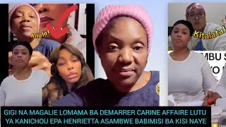 GIGI NA MAGALIE LOMAMA BA DEMARRER CARINE AFFAIRE LUTU YA KANICHOU  ASAMBWE BABIMISI BA KISI NAYE