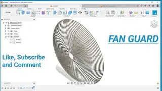 Fan Guard|| fusion360 #modeling 