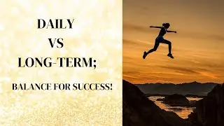 Daily vs  Long Term Goals #goalsetting #2025 #goalsetting #motivation #stopprocrastinating