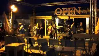 R&eacute;mi Pleindoux &agrave; l'OPEN CAFE de ST TROPEZ