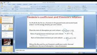 Einstein's theory of LASER