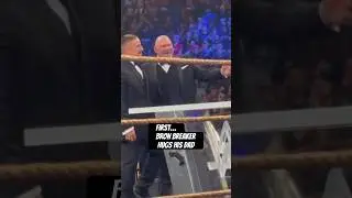 Bron Breakker Embraces Dad, Rick Steiner @ WWE Hall Of Fame | #wwe #wwenxt #wwehof #bronbreakker