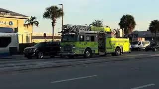 Miami-Dade Fire Rescue Ladder 29 Responding then Cancelled