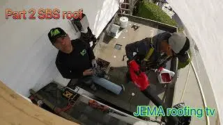 #JEMA roofing tv #SBS self adhesive #cap sheet installation #water proofing membrane #done