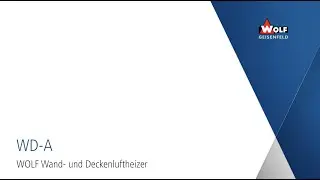 WOLF: WD-A &ndash;&nbsp;Wand- und Deckenluftheizer