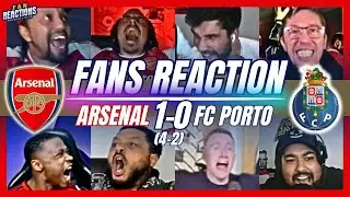 ARSENAL VS FC PORTO FANS  REACTION 2024 |  FOOTBALL CLUB |  CHAMPIONS LEAGUE