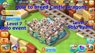 How to Breed Multiple Castle Dragon-Dragon Mania Legends | Level 7 Fall Bounty solo Event | DML