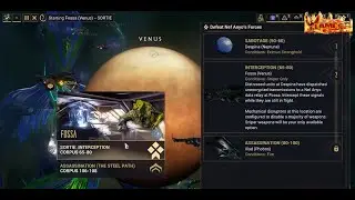 Warframe Fossa (Venus) Mission Interception level 65-80