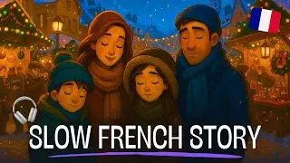 Learn French A1&ndash;A2 Through a Slow Story | A Family Christmas Day