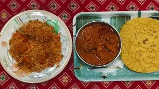 Full chicken biryani ki recipe 🍗🍗🍖🥩, sath mein Makka ki roti