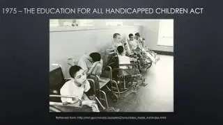 Timeline of Special Education