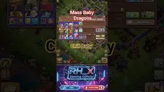 Mass Baby Dragon Army OP 😱 | Easy 3 Star Attack #clashofclans #coc #supercell