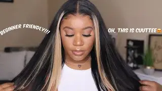 Very Affordable 👀 | Gorgeous Blonde Highlight 13x4 Lacefront Wig | JuliaHair