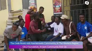 The Code Room. A visit to Asemensudo Community, In the Western Region Of Ghana.