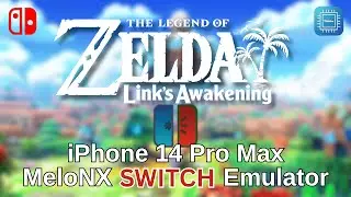 Legend of Zelda: Link&rsquo;s Awakening - iPhone 14 Pro Max, iOS Switch Emulator (MeloNX v2.0.1)