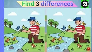 Find 3 differences | mega challenge | Test your brain