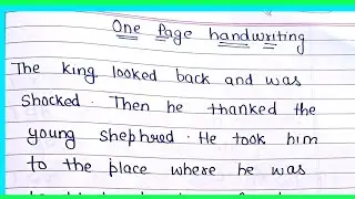 english writing practice 2026 || One page english handwriting kaise likhe ||
