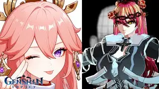How to Texture Anime Characters in Blender | Genshin Impact Style (Face & Clothing)