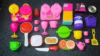 Kitchen Toy Set Unboxing 🍳 | Cute Plastic Cooking Toys for Kids!