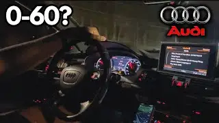 How Fast Is My Audi A7 | 0-60 Launch (Apr Stage 1 Tune)