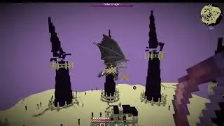 Craftoria - Headless End Dragon battle and exploring the end! Am I flying or falling?!? - EP 46