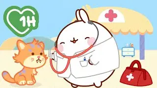 Molang  Takes Care of Animals🐱🩺  Molang and Piu Piu&rsquo;s Sweetest Adventures