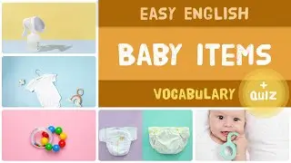 40 Baby Items in English | Learn English Vocabulary