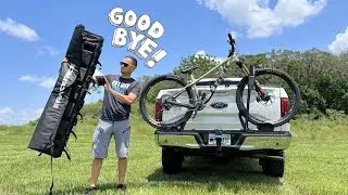Ditching the tailgate pad and here's why!!   No more frame Rubin on my Roscoe 9
