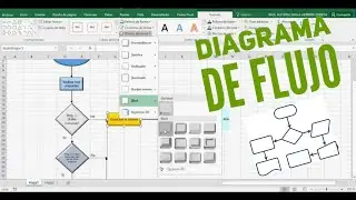🔰Cómo hacer un DIAGRAMA DE FLUJO 🔂 en EXCEL