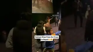 Salman khan fans go crazy on Nepal #shorts #tiger3 #salmankhan #trending #viral