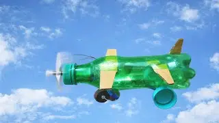 How to make bottle airplane 