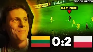 Footroll REAKCJA Z Widokiem Meczu | Litwa 0:2 Polska