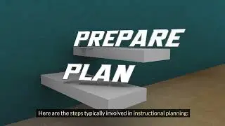 Instructional planning &ndash; steps