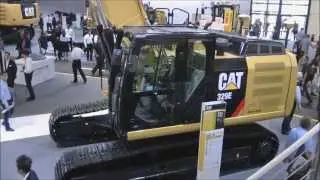 Caterpillar heavy equipment display hall at Bauma 2013