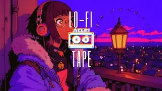 Purple Night 🌌 Lofi Hip Hop Mix & Anime Screen Lamp | for Study, Relax & Sleep