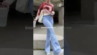 bootcut jeans👖🫶#aestheic #aestheticclothes #outfitideas