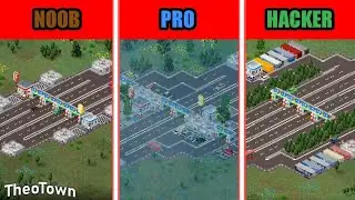 TheoTown | Noob vs. Pro vs. Hacker - Highway Security