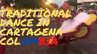 Dancing in Cartagena Traditional Colombian Cumbia In Cartagena