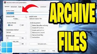 Как архивировать файлы в Windows 11