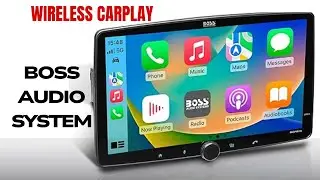 BOSS Audio Systems BVCPA10W &ndash; Single Din Car Stereo with 10.1&rdquo; Touchscreen, Wireless Apple CarPlay
