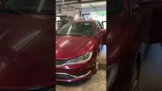 Chrysler 200 rear door window removal and replacement 