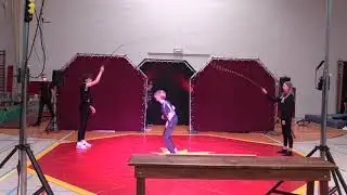 Höhepunkte des Zirkus projekt April 2021, Raeren, Ost Belgien.