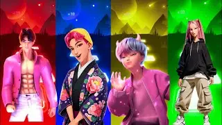 K-POP Anime Girls vs Demons | Tiles Hop Music Run