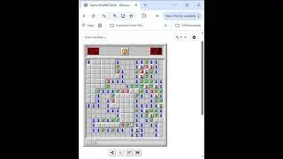 Game #5499025430   Minesweeper in a Minute shorts video win #121