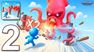 Mob Control - Gameplay Walkthrough Part 2 - Control Your Stickman Army Mob Clash (iOS, Android)