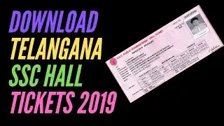 TS SSC Hall Ticket 2019 | How To Download Telangana 10th Class Exam Hall Tickets 2019