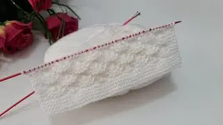 İki şiş örgü & Kolay yelek hırka battaniye örgü modelleri